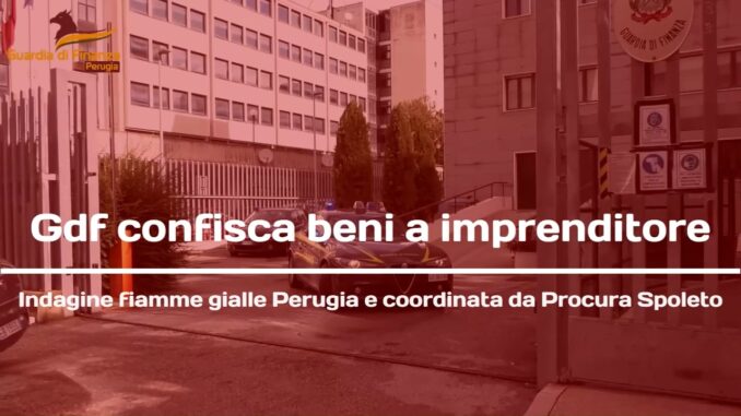 Guardia di Finanza di Perugia sequestra beni per 1,5 milioni a imprenditore pugliese
