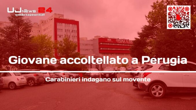Giovane accoltellato a Perugia, si indaga sul movente