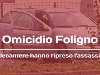 Omicidio a Foligno, registrate le immagini dell'assassino di Postiglione