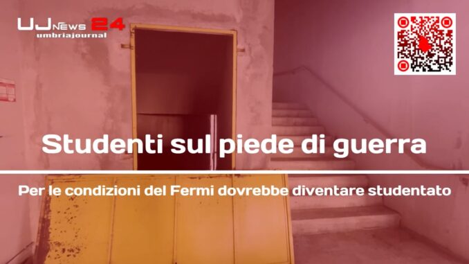 Studenti lamentano disagi presso l'ex Enrico Fermi di Perugia