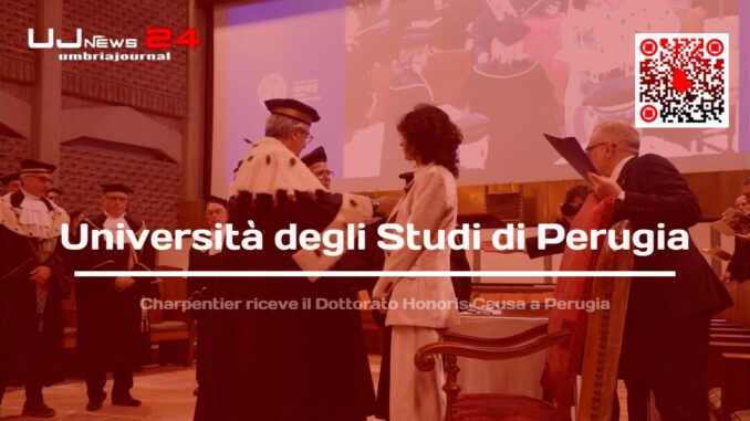 Charpentier riceve il Dottorato Honoris Causa a Perugia