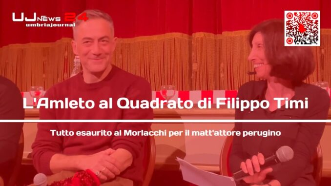 Filippo Timi porta Amleto² al Teatro Morlacchi