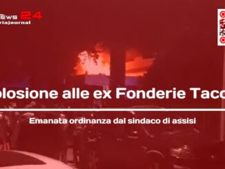 Ordinanza Sindaco Assisi per salute pubblica dopo incendio fonderie