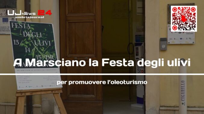 A Marsciano la Festa degli ulivi per promuovere l’oleoturismo