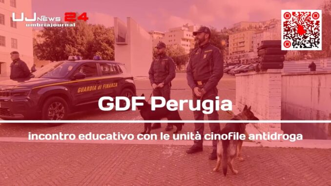 Educazione alla legalità: dimostrazione della Guardia di Finanza a Perugia