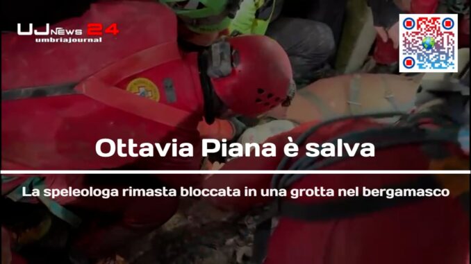 Ottavia Piana è salva, fuori dalla grotta la speleologa rimasta intrappolata