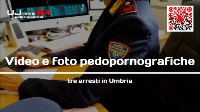 Tre persone arrestate per detenzione di materiale pornografico relativo a minorenni