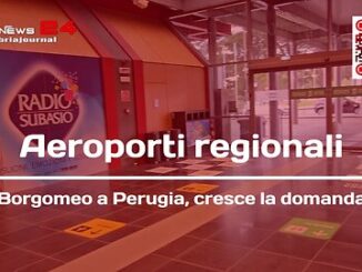 Aeroporti regionali: Borgomeo a Perugia, cresce la domanda