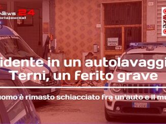 Incidente sul lavoro a Terni: uomo schiacciato contro il muro da un auto