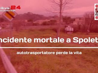 Incidente mortale sulla SS395: autoarticolato fuori strada a Spoleto