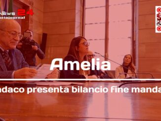 Laura Pernazza, Sindaco di Amelia, presenta il bilancio finale