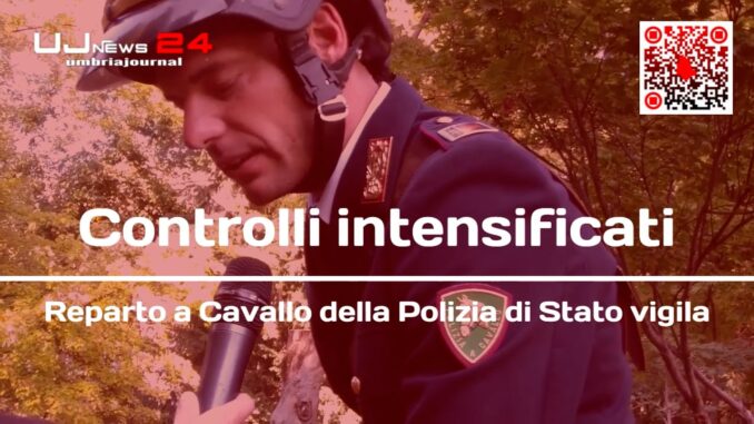 Controlli intensificati durante le festività: il Reparto a Cavallo della Polizia di Stato vigila