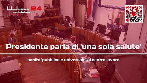 La presidente Proietti: "Fare Sistema per la Salute degli Umbri"