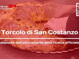 Ricetta ufficiale del Torcolo di San Costanzo depositata a Perugia