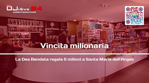 Vinti 5 milioni al bar Rocchi di Assisi con un gratta e vinci Ultra Numerissimi