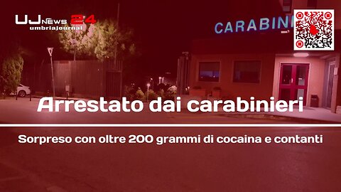 Perugia: sorpreso in possesso di cocaina, 29enne arrestato dai Carabinieri