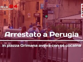 Arrestato in piazza Grimana a Perugia, aveva con sé cocaina