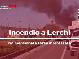 Incendio in azienda termoidraulica a Lerchi, evacuate scuole vicine
