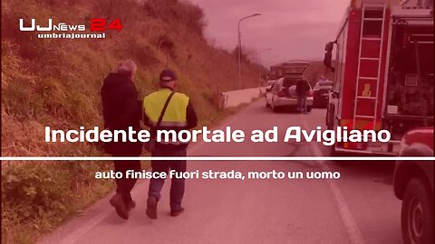 Incidente mortale ad Avigliano Umbro: auto finisce fuori strada, 70enne morto carbonizzato
