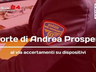 Morte di Andrea Prospero: al via accertamenti su dispositivi