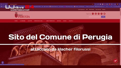 Sito del Comune di Perugia attaccato da Hacker filorussi