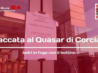 Spaccata al Quasar di Corciano, ladri in fuga con il bottino
