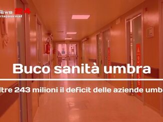 Umbria, Ricci: "Sanità regionale a rischio per 243 milioni"
