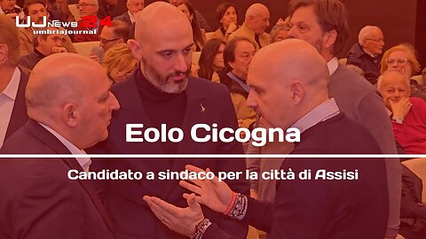 Eolo Cicogna sindaco, per un futuro migliore ad Assisi