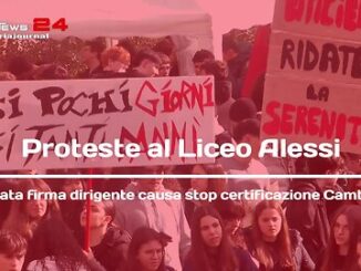 Proteste al Liceo Alessi: salta esame, studenti in presidio