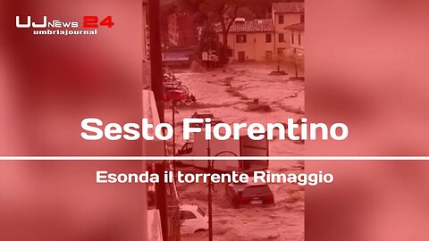 Allagamenti a Sesto Fiorentino dopo l’esondazione del Rimaggio