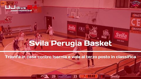 Svila Perugia Basket domina Isernia: 100-63 al PalaFoccià [VIDEO]