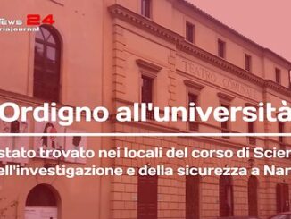 Ordigno incendiario nella facoltà di Narni, indagini in corso