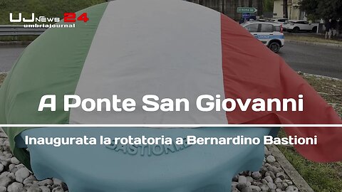 Ponte San Giovanni celebra Bastioni: rotonda e opera d'arte
