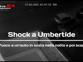 Auto incendiata nella notte, paura tra le case a Umbertide
