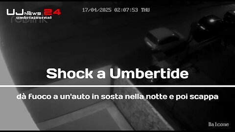 Auto incendiata nella notte, paura tra le case a Umbertide