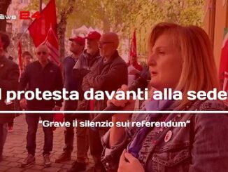 Presidio a Perugia contro il silenzio Rai sui referendum