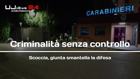Criminalità senza controllo, Scoccia, giunta smantella la difesa