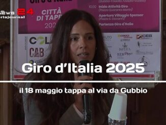 Giro d’Italia 2025: il 18 maggio tappa al via da Gubbio