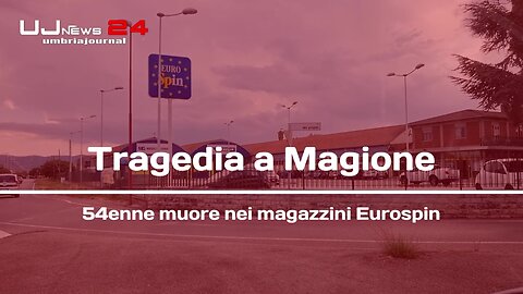 Tragedia a Magione, 54enne muore nei magazzini Eurospin