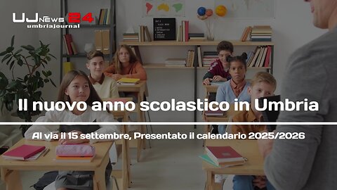 Scuola in Umbria, si torna in aula lunedì 15 settembre