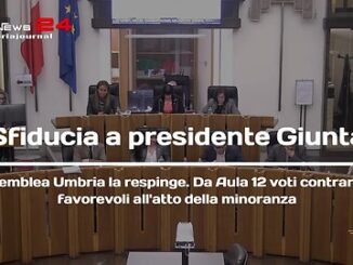 Assemblea Umbria respinge sfiducia a presidente Giunta