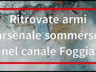Rinvenute in mare [VIDEO], dalla Guardia di Finanza armi da guerra
