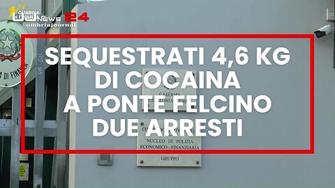 Sequestrati 4,6 kg di cocaina a Perugia, due arresti