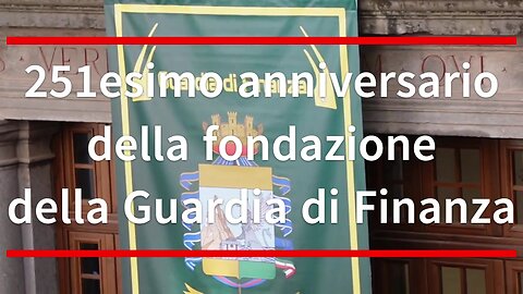 Piazza del Bacio, celebrato il 251° anniversario della Guardia di Finanza