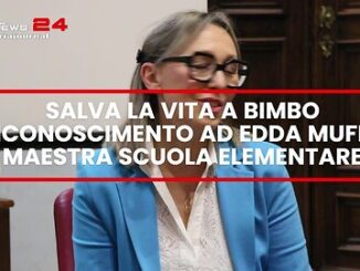Onorificenza a Edda Muffi, salvò bambino a scuola