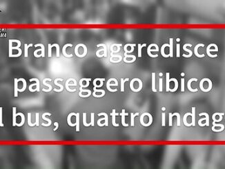 Branco aggredisce passeggero libico sul bus: quattro indagati
