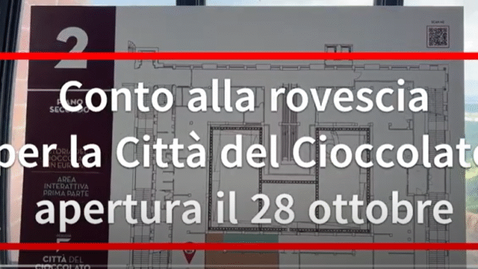 Il 28 ottobre apre a Perugia la Città del Cioccolato