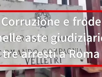 Corruzione e frode nelle aste giudiziarie, tre arresti a Roma