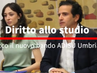 Pubblicato il bando 2025/2026 ADISU Umbria per gli studenti