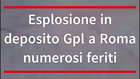 Esplosione a Roma, 35 feriti in un distributore di Gpl